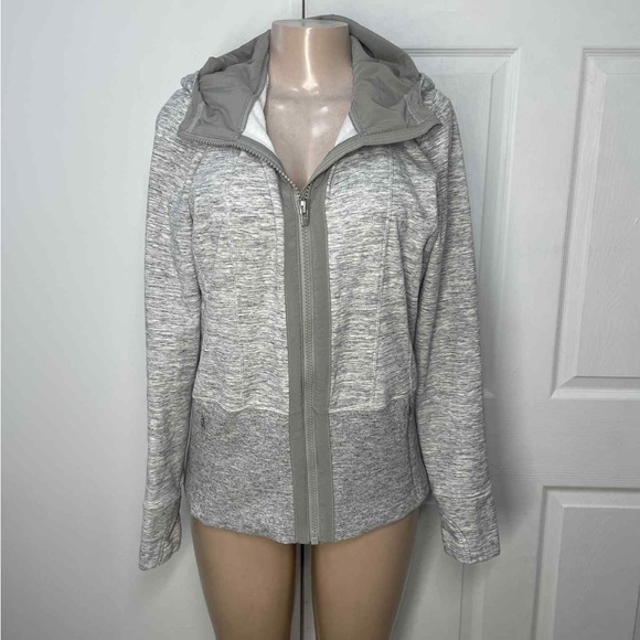 Athleta Jackets & Blazers - Athleta Gray Fleece-Lined Jacket